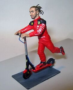 1/43 2024 Lewis Hamilton figure for BBR or Tameo Ferrari Racing Dioramics New