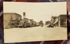 Antique RPPC of Main Street In Milford, Iowa. 1915. #2.
