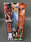 Lot 3 VTG B Movie Cult Horror Love Shock O Rama Witches Stormy Daniels VHS #16