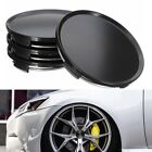 Set of 4 Black 63mm Auto Car Hub Cap Covers Universal Fitment for Most Vehicles (For: Subaru GL)