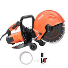 VEVOR 12'' Electric Concrete Saw Wet/Dry Saw Cutter with Water Pump and Blade