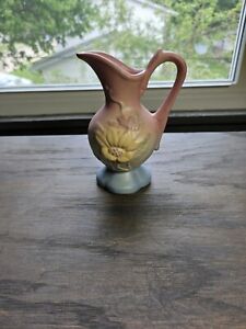 New ListingVINTAGE Hull Art Pottery Small Magnolia #14 ewer pitcher, 5