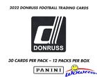 2022 Donruss Football MASSIVE JUMBO FAT CELLO 12ct Box-360 Card-48 BLUE PARALLEL