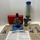 DILLON FORSTER 308 WIN MICROMETER & LEE 308 SIZER POWDER MEASURE P-DIE & STAND