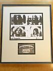 LED ZEPPELIN 1975 Earls Court Backstage Pass + Promo Photo — Matted, Framed