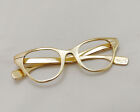 As Is Vintage Tura Inc Eyeglasses Cat Eye Gold Tone Metal Glasses Frames