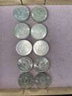 Roll Of Morgan Dollars 10 Coin Lot Uncirculated  Mixed Dates/Mints BU Silver