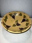 Vintage Wooden Hand Painted Blueberry Bowl Primitives By Kathy Judy Johnson