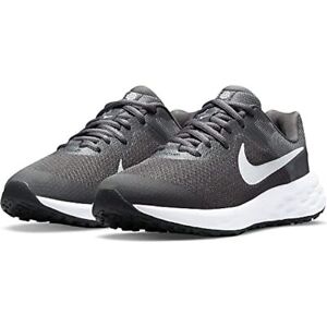 Nike Revolution 6 NN (GS) Dark Grey/White Boy's Sneakers-Size 5Y NWB DD1096-004
