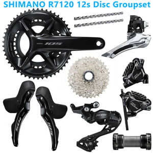 Shimano 105 R7120 2x12 Speed Road Hydraulic DISC Brake Groupset 12s Group
