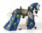 KNIGHT'S HORSE YELLOW BLUE 39391 - PAPO KNIGHTS  -- NEW WITH TAGS