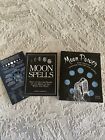 Lot 2 Books Witchcraft Moon Power And Moon spells/ Illustrated Moon Card