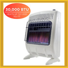 Mr. Heater MHVFBF30NGT 30000 BTU Blue Flame Natural Gas Vent Free Heater White
