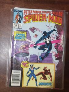 Spectacular Spiderman #128 (1987) -  Daredevil, Black Cat - High Grade