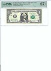 2013 $1 Federal Reserve Note FR3001-B* PMG 67 Gem UNC EPQ, New York * Note!!!