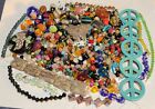 New Listingi17 mixed lot of glass, stone porcelain bead. will combine to save on shipping