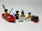 Lego Pirates & Captain Minifigures Vintage Lot w/ Treasure Chest