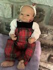 Reborn Baby Doll 21” Weighted Wearing Christmas Outfit Artist Dolls