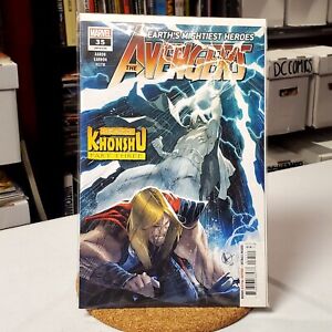 Avengers #35 Vol.8 The Age of Khonshu, Part Three. 1st app. Starbrand as a baby