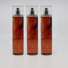 Bath & Body Works Sensual Amber Fine Fragrance Mist 8 fl oz 3 Pack – NEW