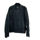 Express Moto Style Full Zip Black Mens Jacket  Size: L