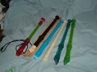 lot 6 Flutes Plastic  Musical Instrument  3 yamaha 1 suzuki 1 aulos 1 no name