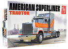 AMT American Superliner Semi Tractor 1:24 Scale Plastic Model Truck Kit 1235