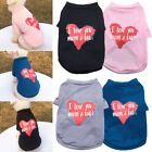 Cute Pet Dog Clothes T Shirt Print Small Cat Puppy Vest Apparel Wholesale XXS-XL