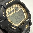 CASIO G-SHOCK GD-350GB-1JF Black x Gold World Time Chrono Digital Men Watch