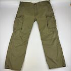 Levi's Mens Size 38x30 (Tagged 38x32) Ace Cargo Twill Pants Green 100% Cotton