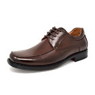 Men's Oxfords Shoes Square Toe Lace up Classic Dress Business Shoes Size 6.5-15