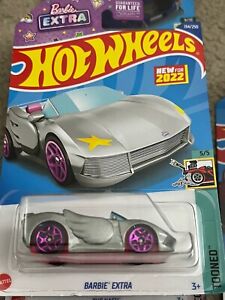 2022 Hot Wheels BARBIE EXTRA 134/250 - TOONED 5/5 SILVER