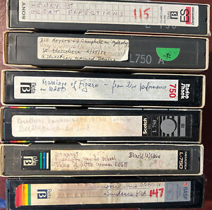 New ListingBetamax Pre-recorded movies Video Tape Beta Tape