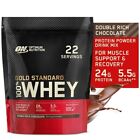 Optimum Nutrition Gold Standard 100% Whey Protein,Double Rich Chocolate, 1.47lb