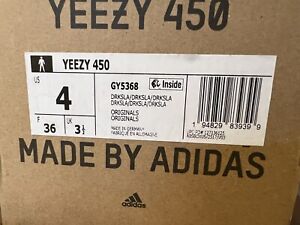 Size 4 - adidas Yeezy 450 Dark Slate