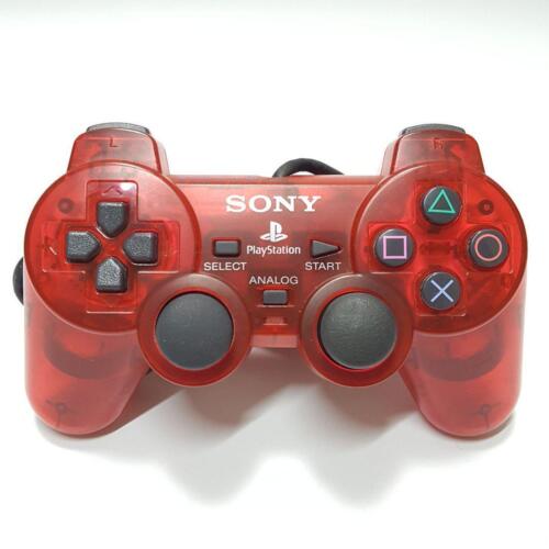 Playstation2 Official Controller Dual Shock2 Crimson Red clear Sony PS2 Japan JP