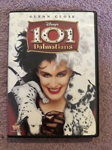 101 Dalmatians DVD Glenn Close 1996 Disney Live Action Region 1 OO Rare Movie