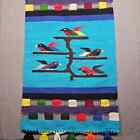 Southwestern Aztec Tapestry BIRDS Woven Wall El Paso Saddle