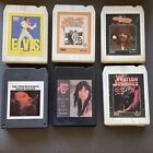 Lot of  6  8 Track Tapes Country Music Elvis Willie Waylon John Denver  Untested
