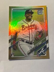 CRISTIAN PACHE 2021 TOPPS GOLD FOIL ROOKIE RC #187 PHILLIES