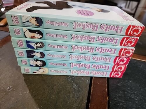 6 × Fruits Basket manga lot set in English Vol 16-22 (no Vol 19)