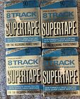 Realistic Supertape 8 Track Blank Tapes 90 Minute Sealed Lot Of 4