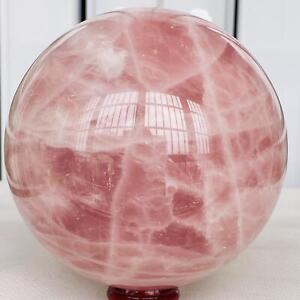 New Listing2900g Natural Pink Rose Quartz Sphere Crystal Ball Reiki Healing