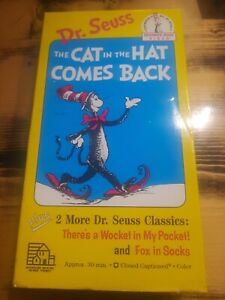 Dr. Seuss - The Cat in the Hat Comes Back (VHS, 1989)