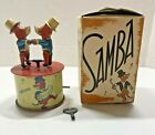 DISTLER Rare Vintage Wind-up Toy SAMBA Dancing Dogs,US Zone Germany,Original Box