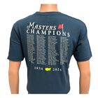1934-2023 Masters Tournament Champions Navy Blue T-Shirt - L