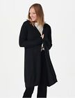 Soft by NAADAM Black 100% Cashmere Long Cardigan Sweater XXS New