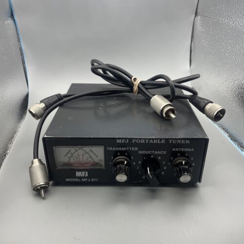 New ListingMFJ-971 QRP Portable Antenna Tuner, Manual, Desktop, 200 watts, 160-10 meters,