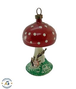 Fly Agaric with Baby Mushroom - Blown glass, ca. 1930 (# 16348)