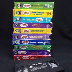 New ListingThomas & Friends VHS Lot 11 Used VCR Tape 10 Years Percy Songs Tank Engine Train